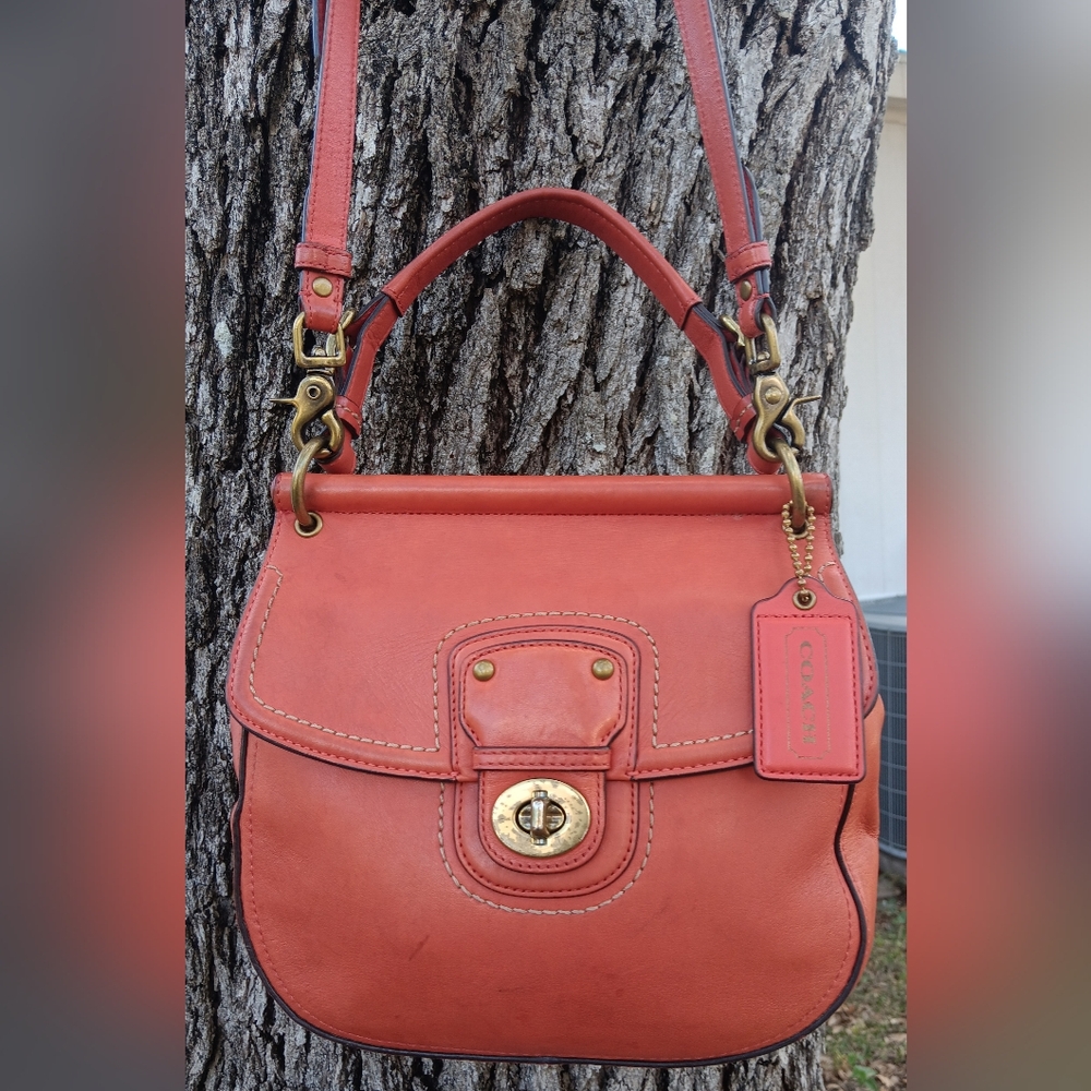 Coach Ltd. Edition Willis Satchel Handbag Crossbody Purse
